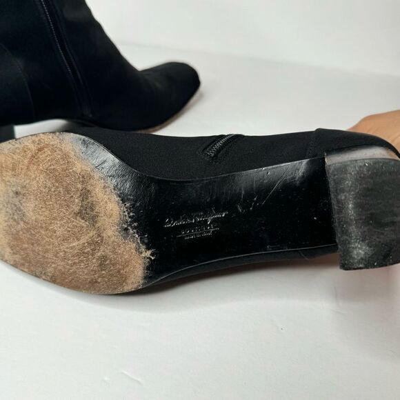 Vintage Salvatore Ferragamo ankle boots size 8.5 - Picture 9 of 9